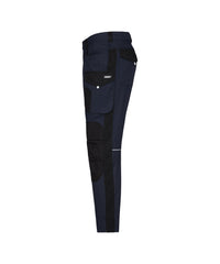 Ponti Flex women 201226 werbroek met stretch en kniezakken voor dames - Nachtblauw/Zwart