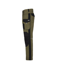 Ponti 201169 werkbroek met kniezakken - Kakigroen/Zwart