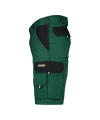 Roma 250024 tweekleurige werkshort - Flessengroen/Zwart