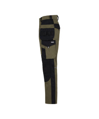 Rossi Flex 201208 holsterzakkenbroek met stretch en kniezakken - Kakigroen/Zwart
