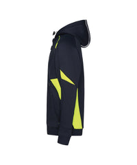 Santos 300526 hoodie (COPES80) - Nachtblauw/Fluogeel