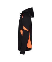 Santos 300526 hoodie (COPESRE80) - Zwart/Fluo-oranje