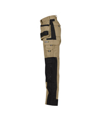 Seattle 200428 tweekleurige holsterzakkenbroek met kniezakken (PESCO61) - Beige/Zwart