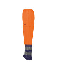 Sola 200881 hogezichtbaarheidsregenbroek - Fluo-oranje/Marineblauw