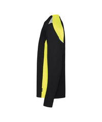 Tacoma 710099 t-shirt met lange mouwen - Zwart/Fluogeel