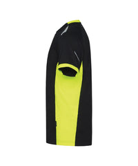 Tampico Women 710070 t-shirt voor dames - Zwart/Fluogeel