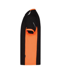 Tampico 710057 t-shirt - Zwart/Fluo-oranje