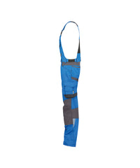 Tronix 400163 bretelbroek met stretch en kniezakken - Azuurblauw/Antracietgrijs